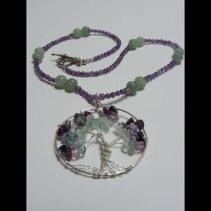 Sterling silver tree of life necklace